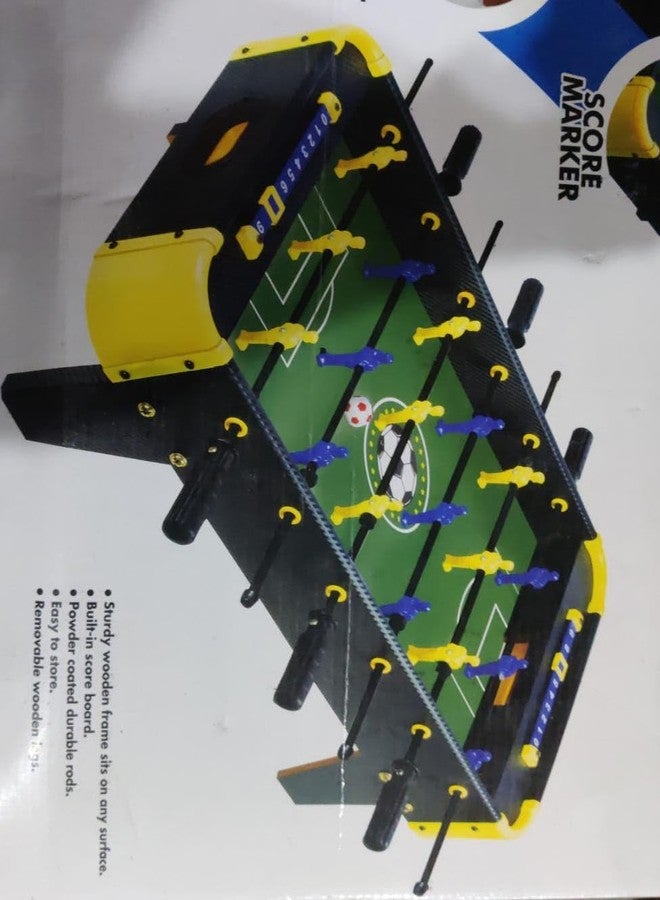 Toyshine Mid-Sized Foosball, Mini Football, Table Soccer Game, 6 Rods-D-lite